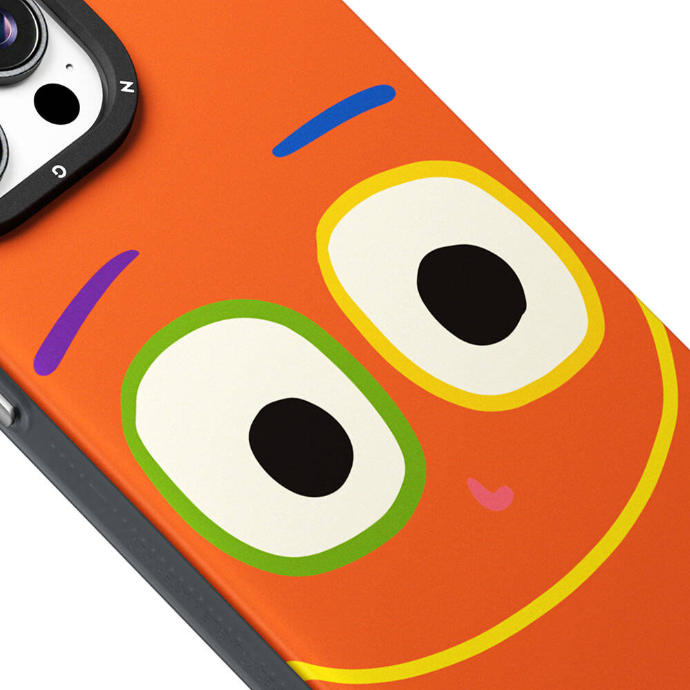 iPhone 14 Pro Kılıf Magsafe Şarj Özellikli Sunshine Tasarımlı Youngkit Daily Happy Serisi Kılıf Sarı