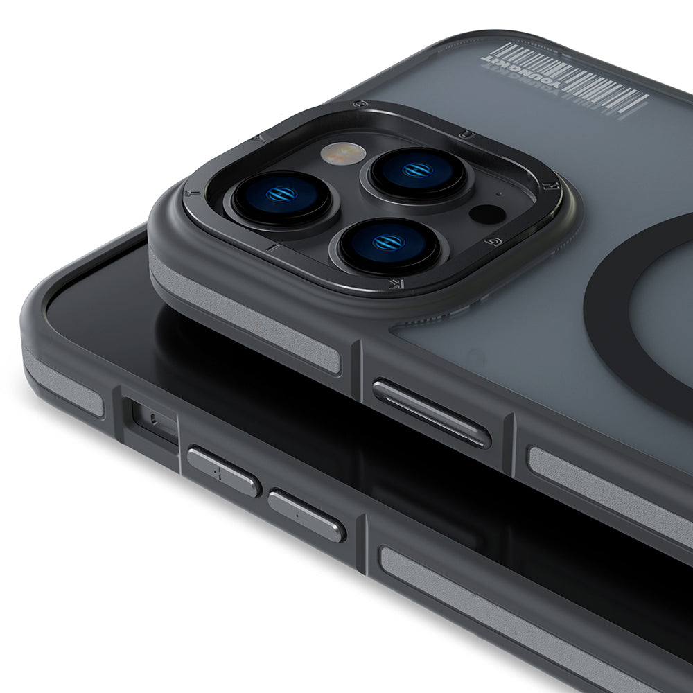 Youngkit Rock Sand Serisi iPhone Kapak Gri- Product vendor