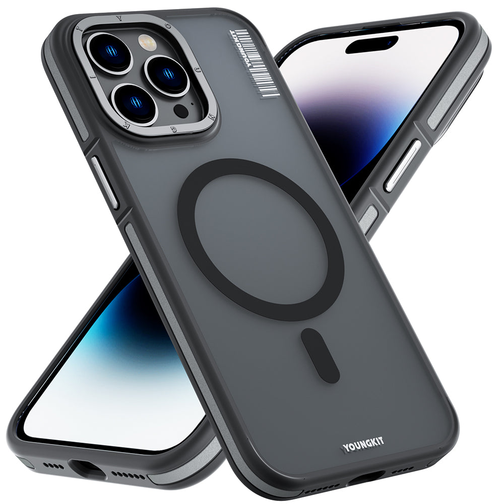 Youngkit Rock Sand Serisi iPhone Kapak Gri- Product vendor