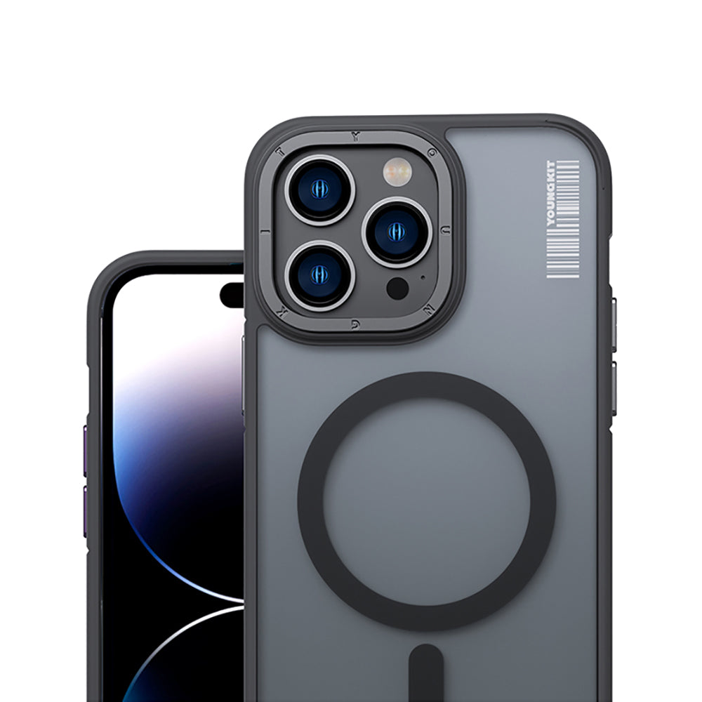 Youngkit Rock Sand Serisi iPhone Kapak Gri- Product vendor