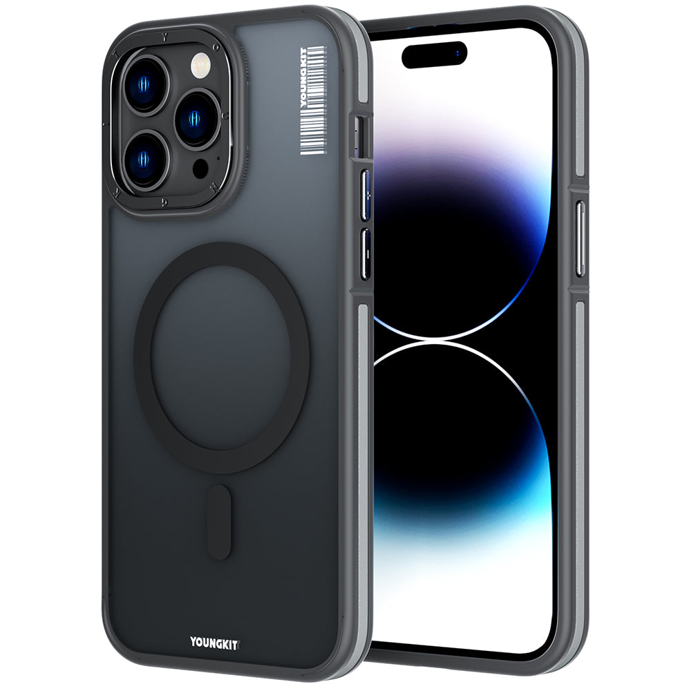 Youngkit Rock Sand Serisi iPhone Kapak Gri- Product vendor