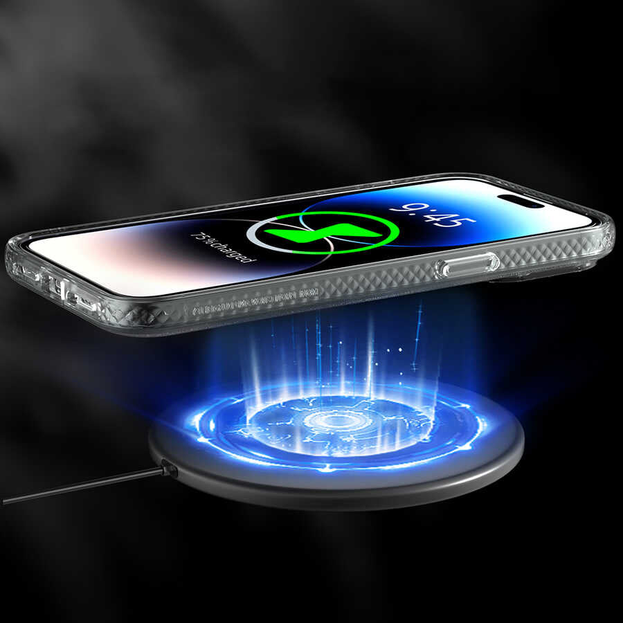 iPhone 14 Pro Kılıf Magsafe Şarj Özellikli Youngkit Rock Serisi Kılıf Mavi