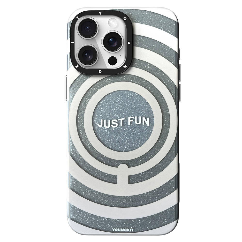 iPhone 14 Pro Kılıf Magsafe Şarj Özellikli Youngkit Star Dazzle Serisi Kılıf Turkuaz