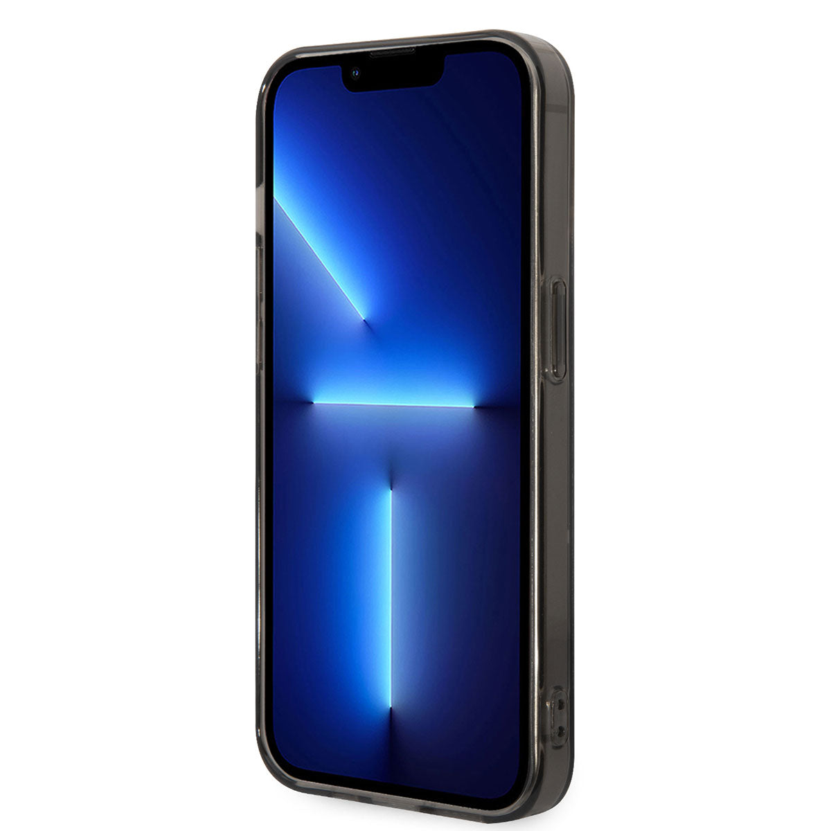 iPhone 14 Pro Kılıf Mercedes Benz Çift Katmanlı Yıldız Desenli Dizayn Kılıf Siyah-Gümüş