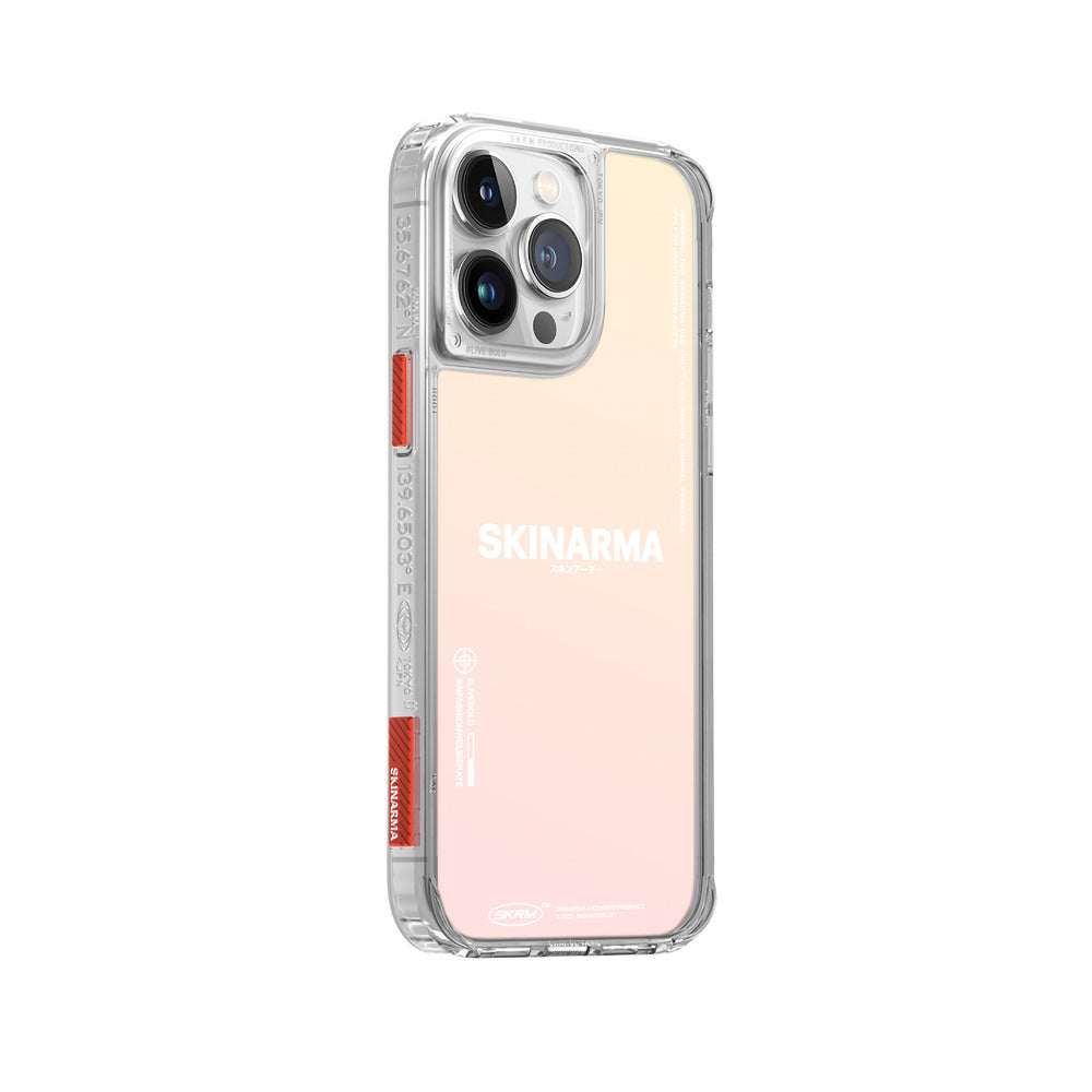 iPhone 14 Pro Kılıf SkinArma Şeffaf Airbag Tasarımlı Boyun Askılı Kiru Kılıf Colorful