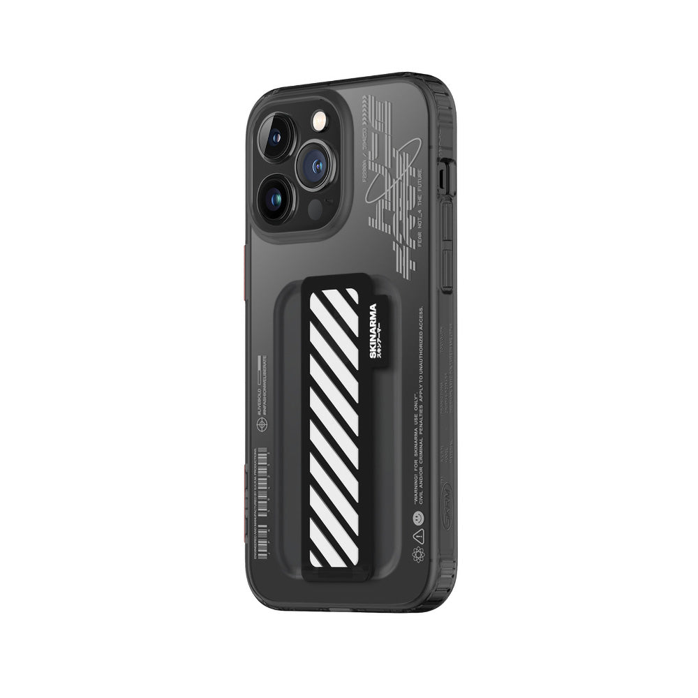 iPhone 14 Pro Kılıf SkinArma Şeffaf Desenli Kaze Kılıf Renksiz