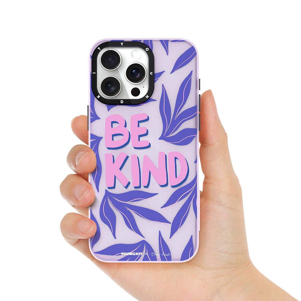 iPhone 14 Pro Kılıf Tara Reed Tasarımlı Youngkit Tiger Rhyme Kılıf Mor