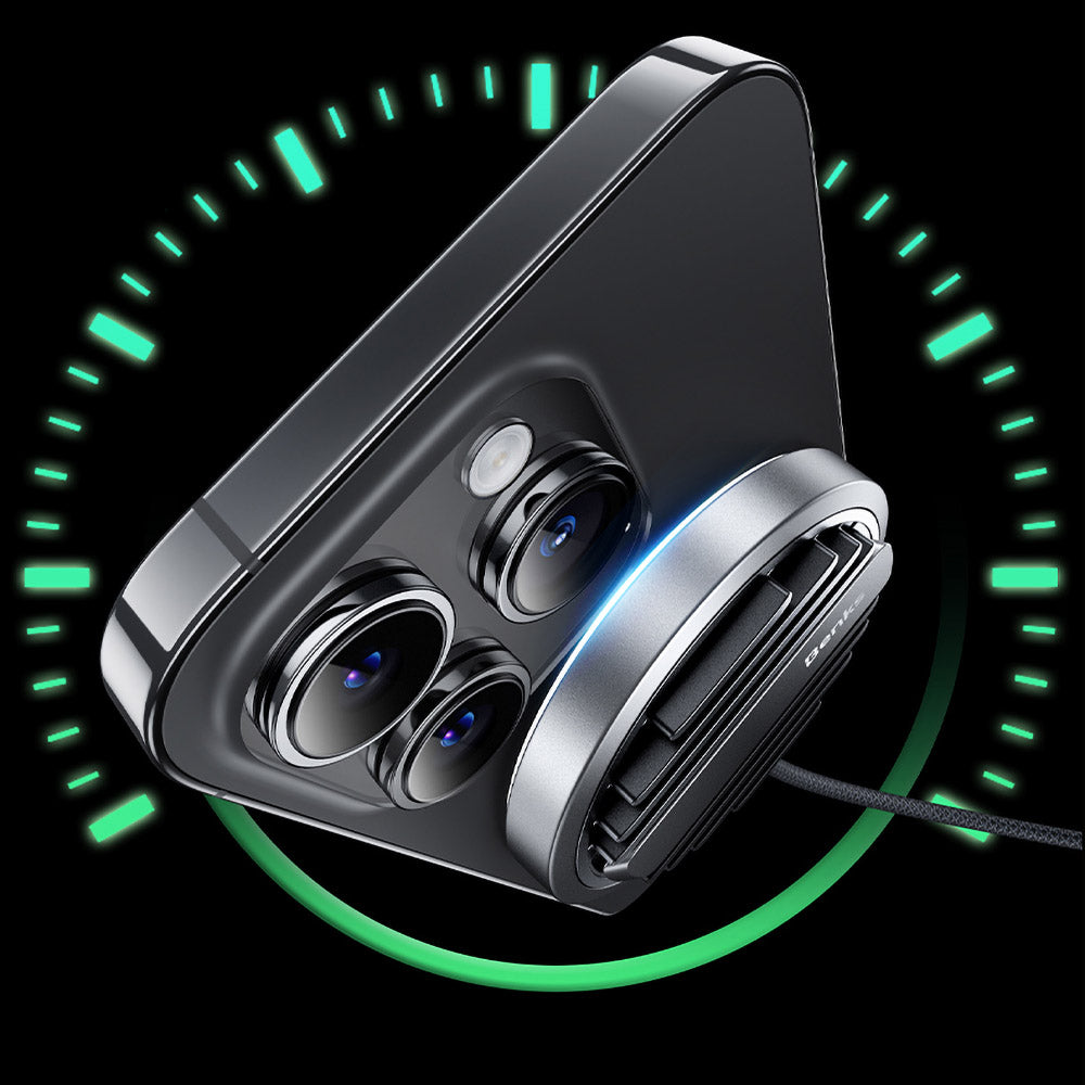 iPhone 14 Pro Max Benks Grand Combo MFM01 3in1 Aksesuar Seti Kılıf-Ekran Koruyucu-Wireless Şarj Aleti Siyah