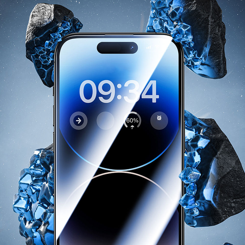 iPhone 14 Pro Max Benks V Pro Safir Coating Ekran Koruyucu + Kolay Uygulama Aparatlı Siyah