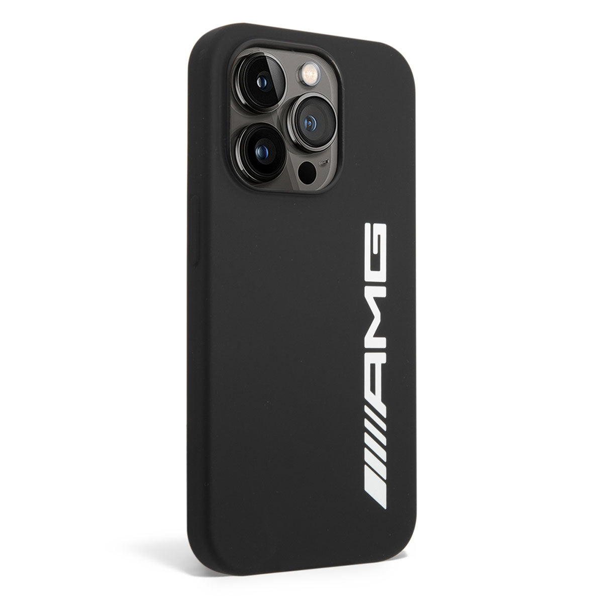 iPhone 14 Pro Max Kılıf AMG Magsafe Şarj Özellikli Büyük Logo Dizayn Kılıf Siyah
