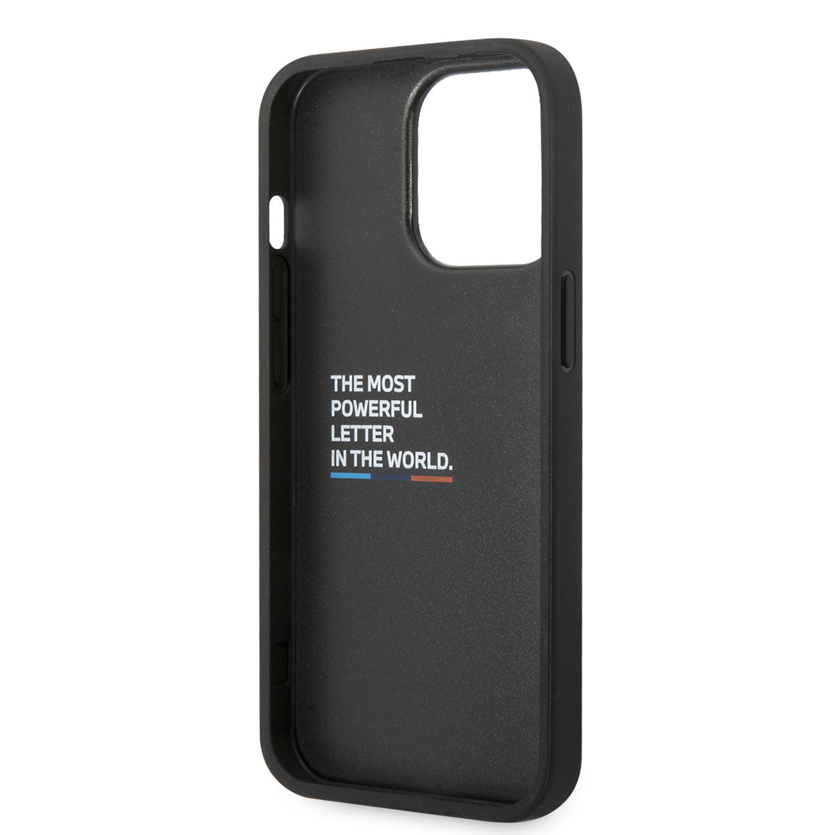 iPhone 14 Pro Max Kılıf BMW PU Deri Ve Karbon Dizayn Kılıf Siyah