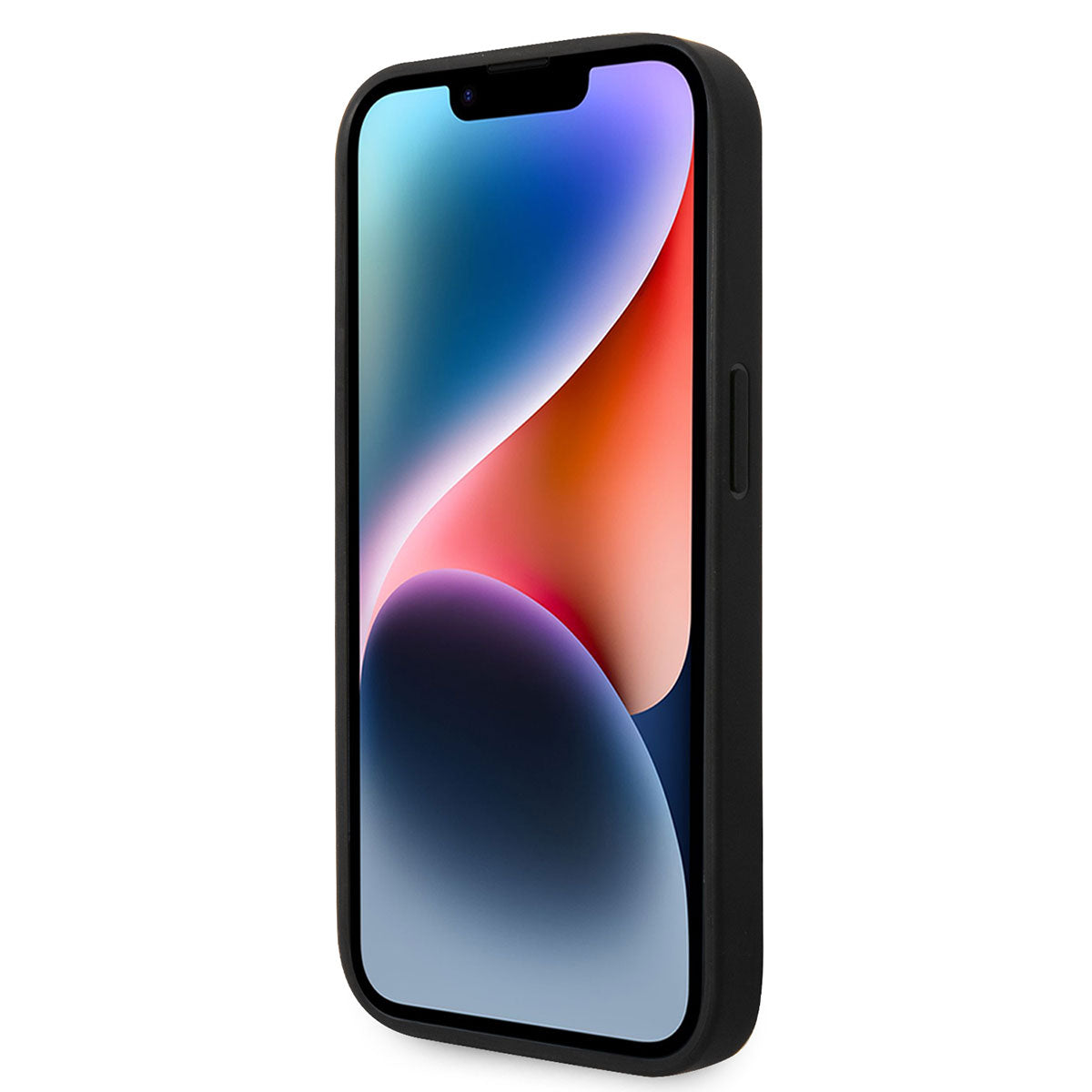 iPhone 14 Pro Max Kılıf Ferrari Magsafe Şarj Özellikli Deri Kenarları Damgalı Dizayn Kılıf Kırmızı