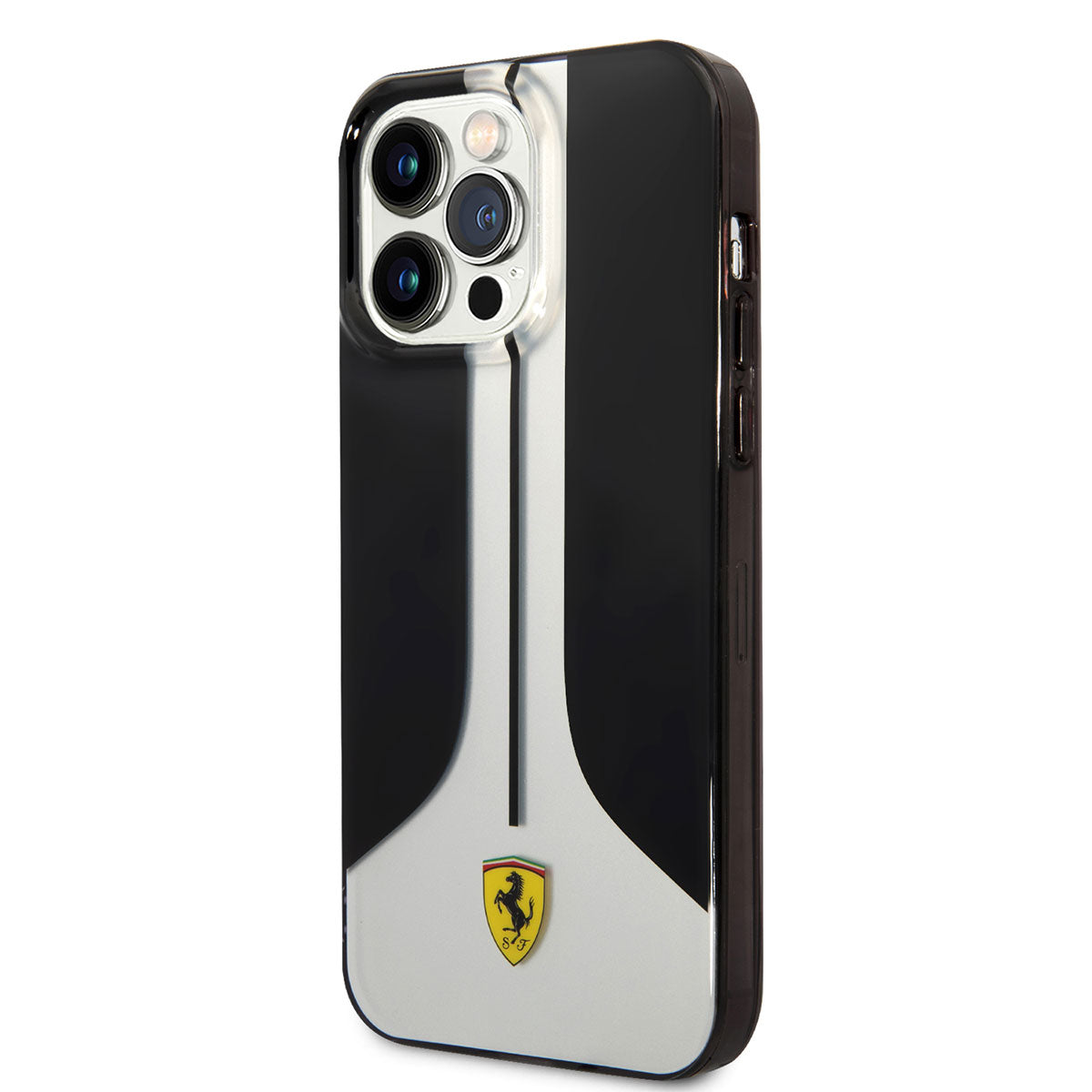 iPhone 14 Pro Max Kılıf Ferrari Orjinal Lisanslı 296 Çizgili Dizayn Kılıf Kırmızı