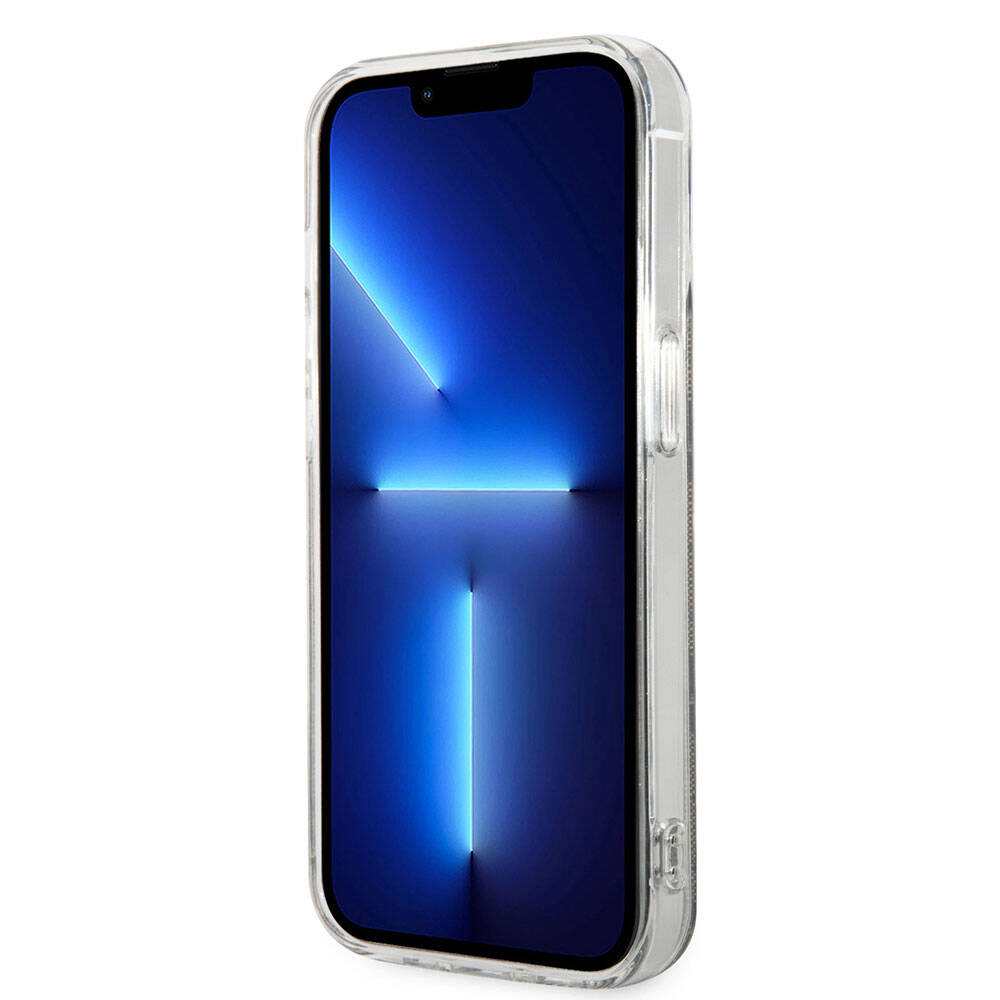 Apple iPhone 14 Pro Max Kılıf Guess Orjinal Lisanslı Magsafe Şarj Özellikli Yazı Logolu 4G Desenli Kapak Siyah