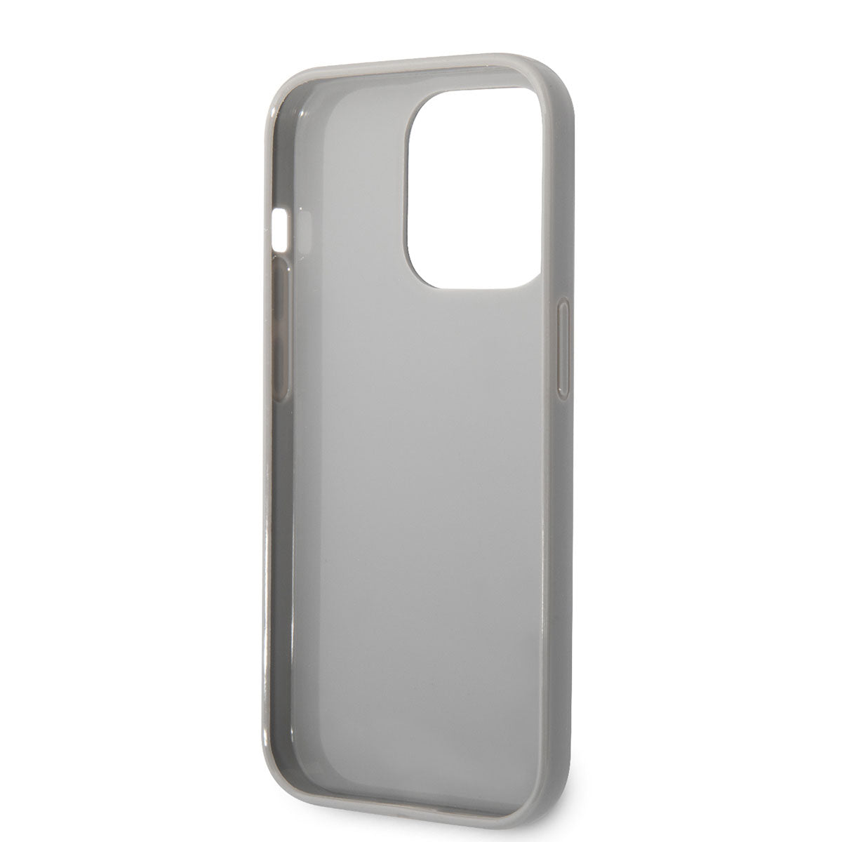 iPhone 14 Pro Max Kılıf Karl Lagerfeld Hologram Dizayn Kılıf Gümüş