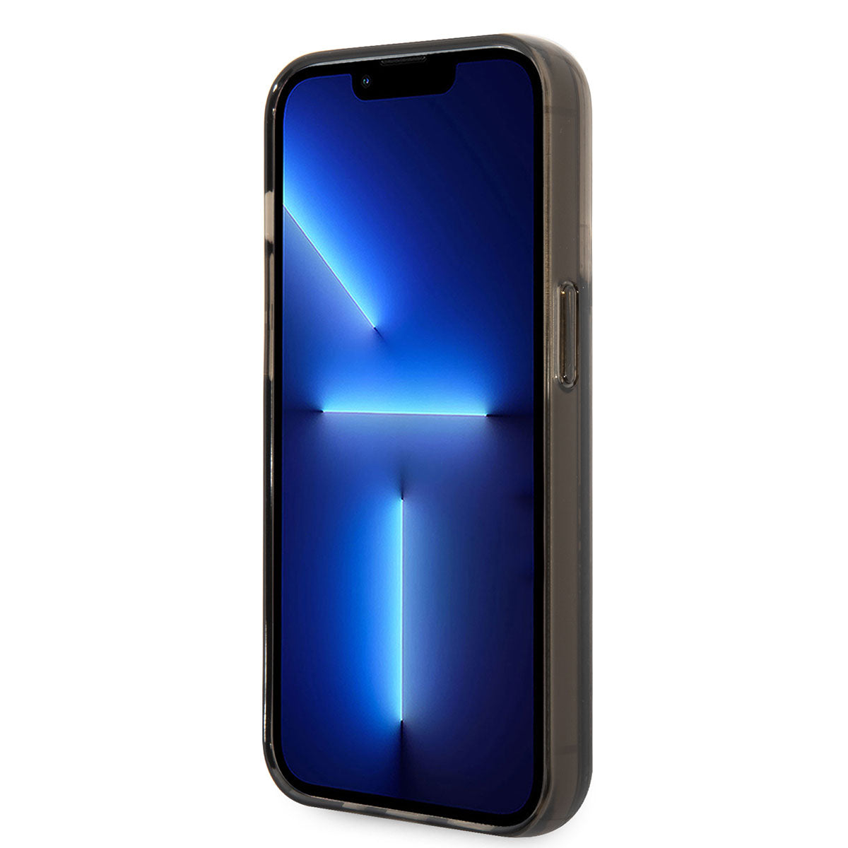 iPhone 14 Pro Max Kılıf Karl Lagerfeld Sıvılı Simli Elong Dizayn Kılıf Pembe