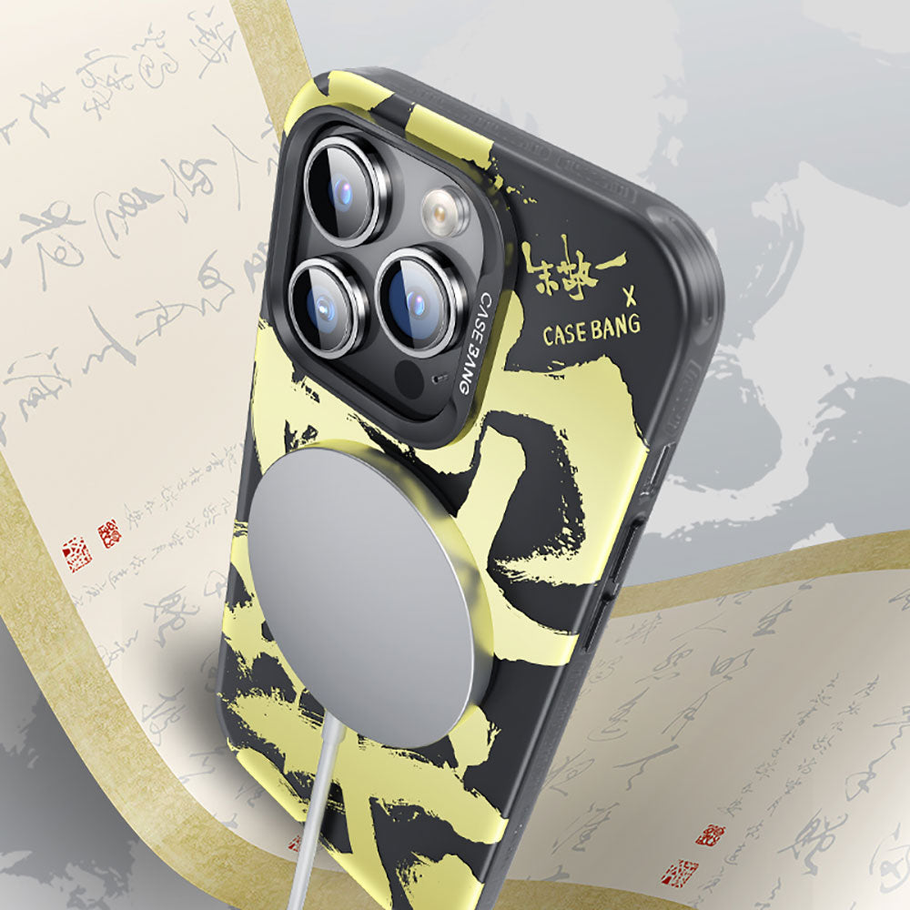 Benks Casebang Calligraphy Joy Serisi iPhone Siyah Kapak - enzaksesuar