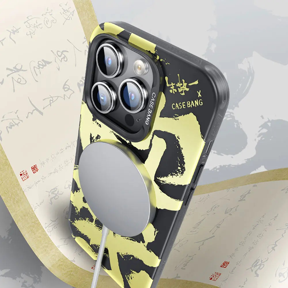 Benks Casebang Calligraphy Joy Serisi iPhone Siyah Kapak - enzaksesuar