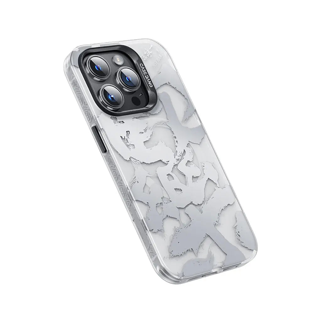 Benks Casebang Calligraphy Joy Serisi iPhone Beyaz Kapak - enzaksesuar