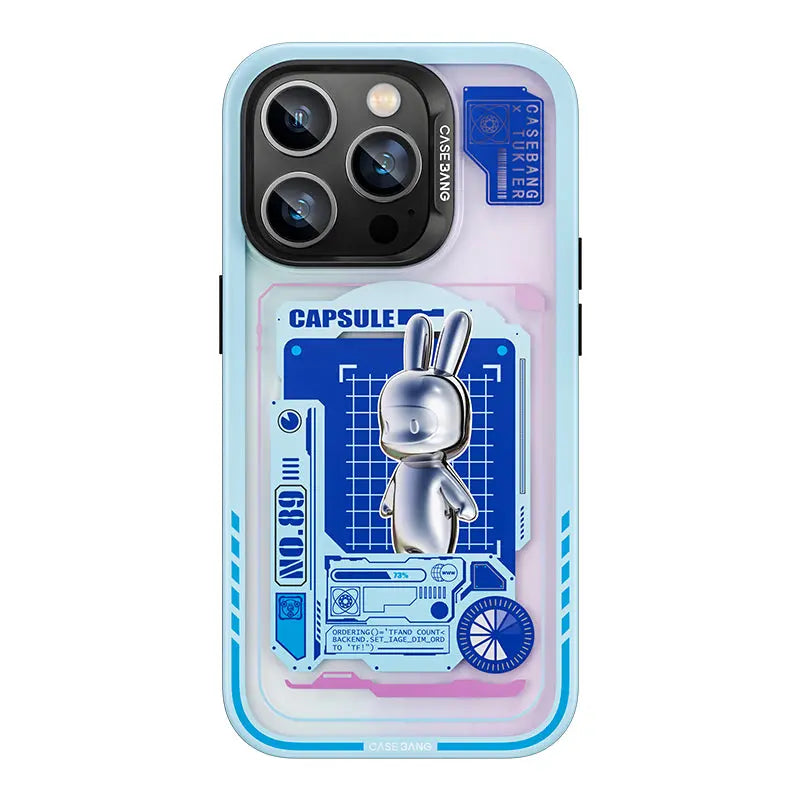 Benks Casebang Rabbit Serisi iPhone Mavi Kapak - enzaksesuar
