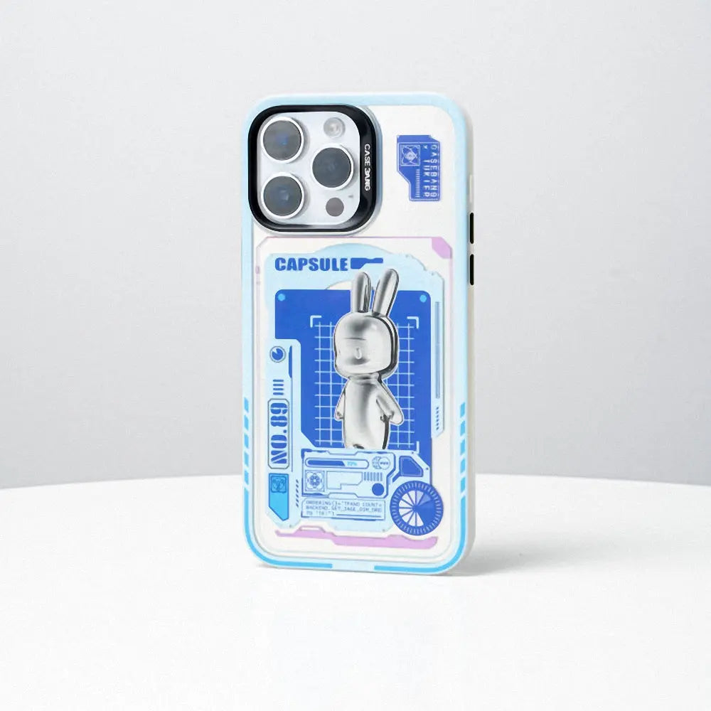 Benks Casebang Rabbit Serisi iPhone Mavi Kapak - enzaksesuar