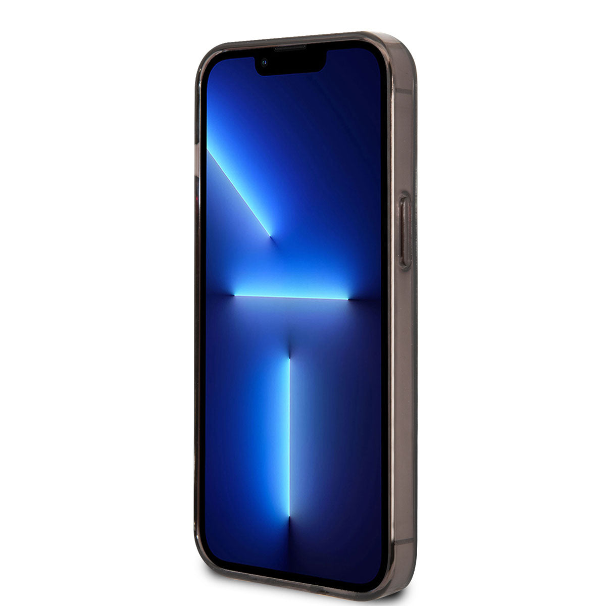 iPhone 14 Pro Max Kılıf Mercedes Benz Transparan Yıldızlı Dizayn Kılıf Siyah