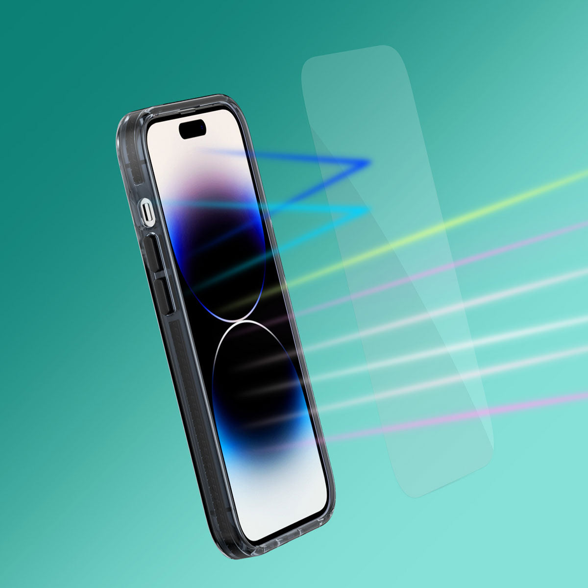 iPhone 14 Pro Max Youngkit Antistatik Ve Antidust Kolay Uygulama Aparatlı Cam Ekran Koruyucu Renksiz