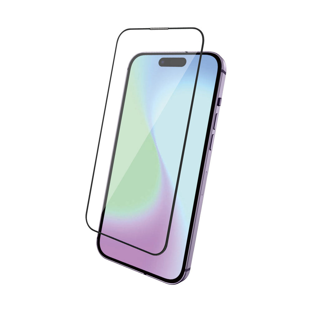 iPhone 14 Pro Wiwu CZ-003 Mavi Işık Teknolojili Hidrofobik ve Oleofobik Parlama Önleyici Cam Ekran Koruyucu Siyah