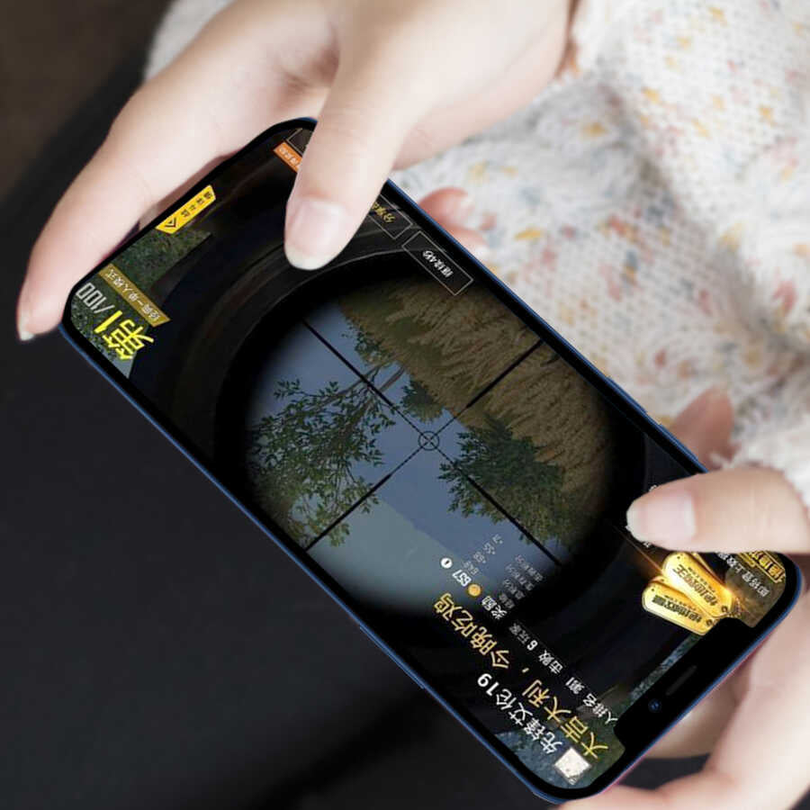 iPhone 14 Pro Wiwu iPrivacy HD Anti-Peep Ekran Koruyucu Siyah