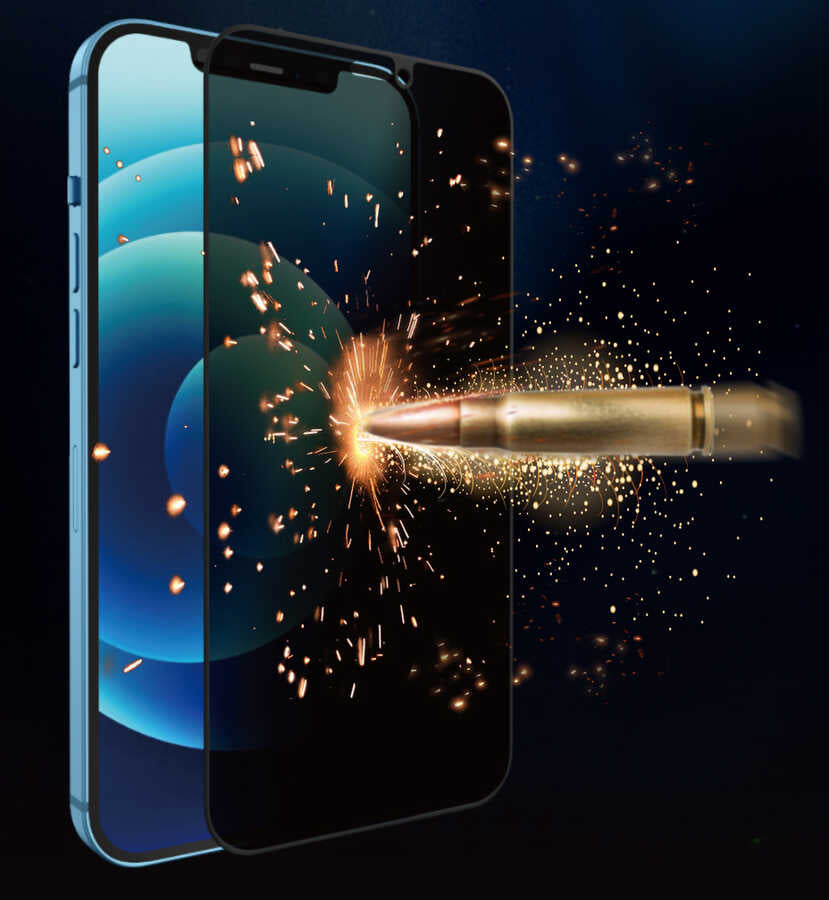 iPhone 14 Pro Wiwu iPrivacy HD Anti-Peep Ekran Koruyucu Siyah
