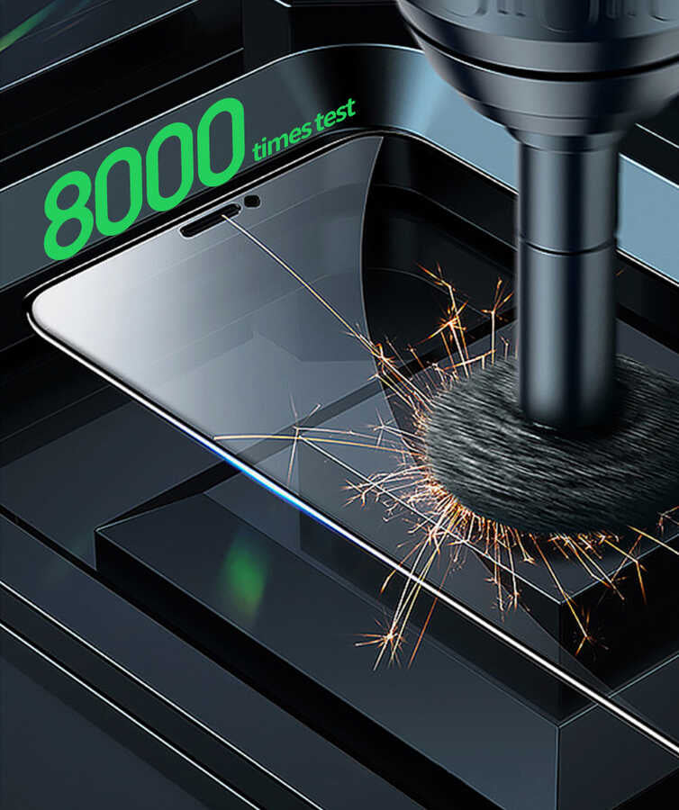 iPhone 14 Pro Wiwu iPrivacy HD Anti-Peep Ekran Koruyucu Siyah