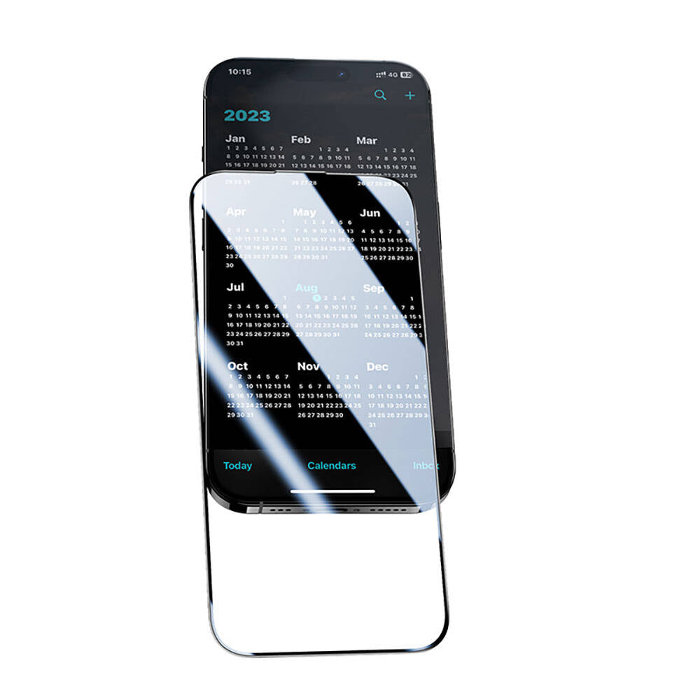 iPhone 15 Benks V Pro Ultra Shield Privacy 0.3mm Ekran Koruyucu + Kolay Uygulama Aparatlı Siyah