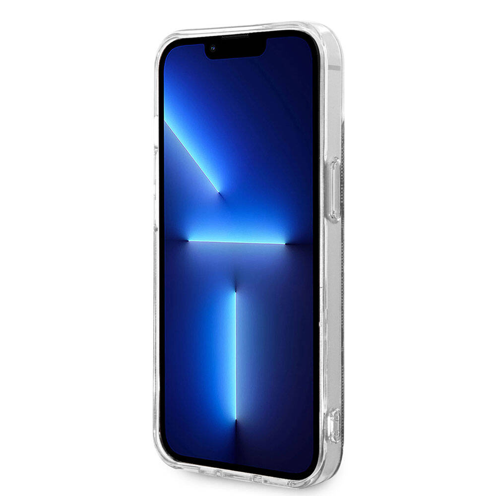 Apple iPhone 15 Kılıf Guess Orjinal Lisanslı Magsafe Şarj Özellikli Yazı Logolu 4G Desenli Kapak Siyah