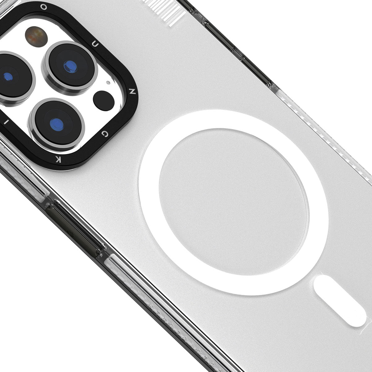iPhone 15 Kılıf Magsafe Şarj Özellikli YoungKit Crystal Color Serisi Kılıf Mavi