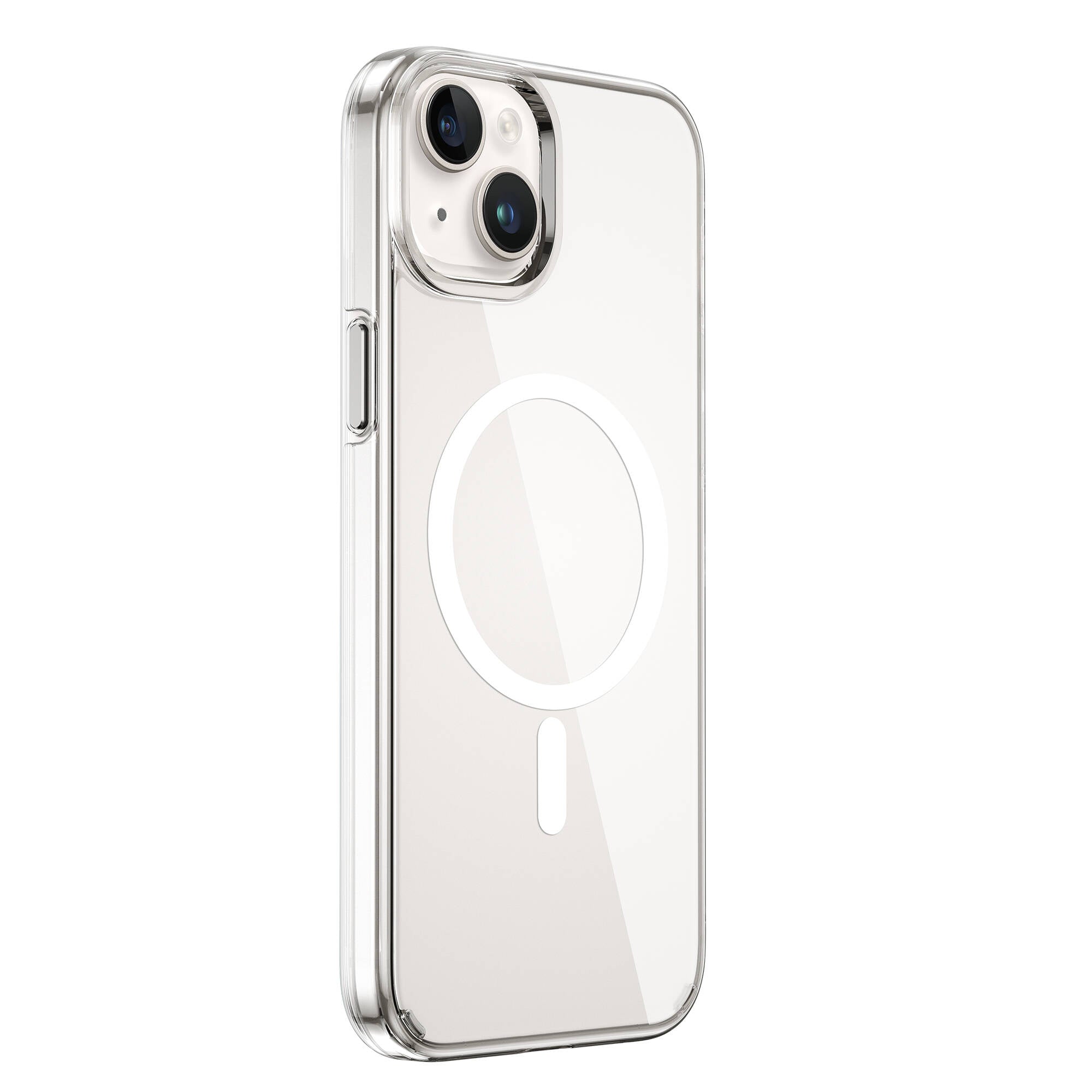 iPhone 15 Kılıf Wiwu FYY-014 Magsafe Şarj Özellikli Şeffaf Kılıf Renksiz
