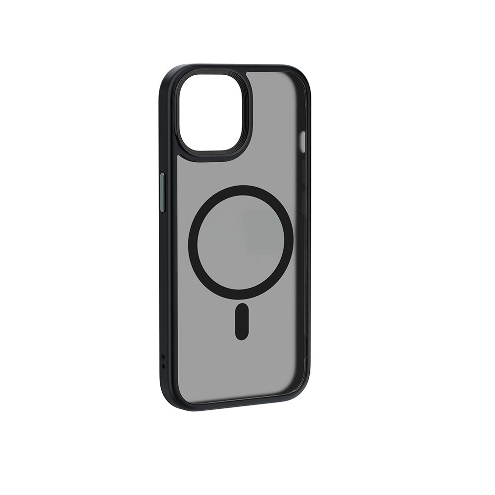 iPhone 15 Plus Kılıf Wiwu FGG-011 Magsafe Şarj Özellikli Kamera Korumalı Kılıf Mavi