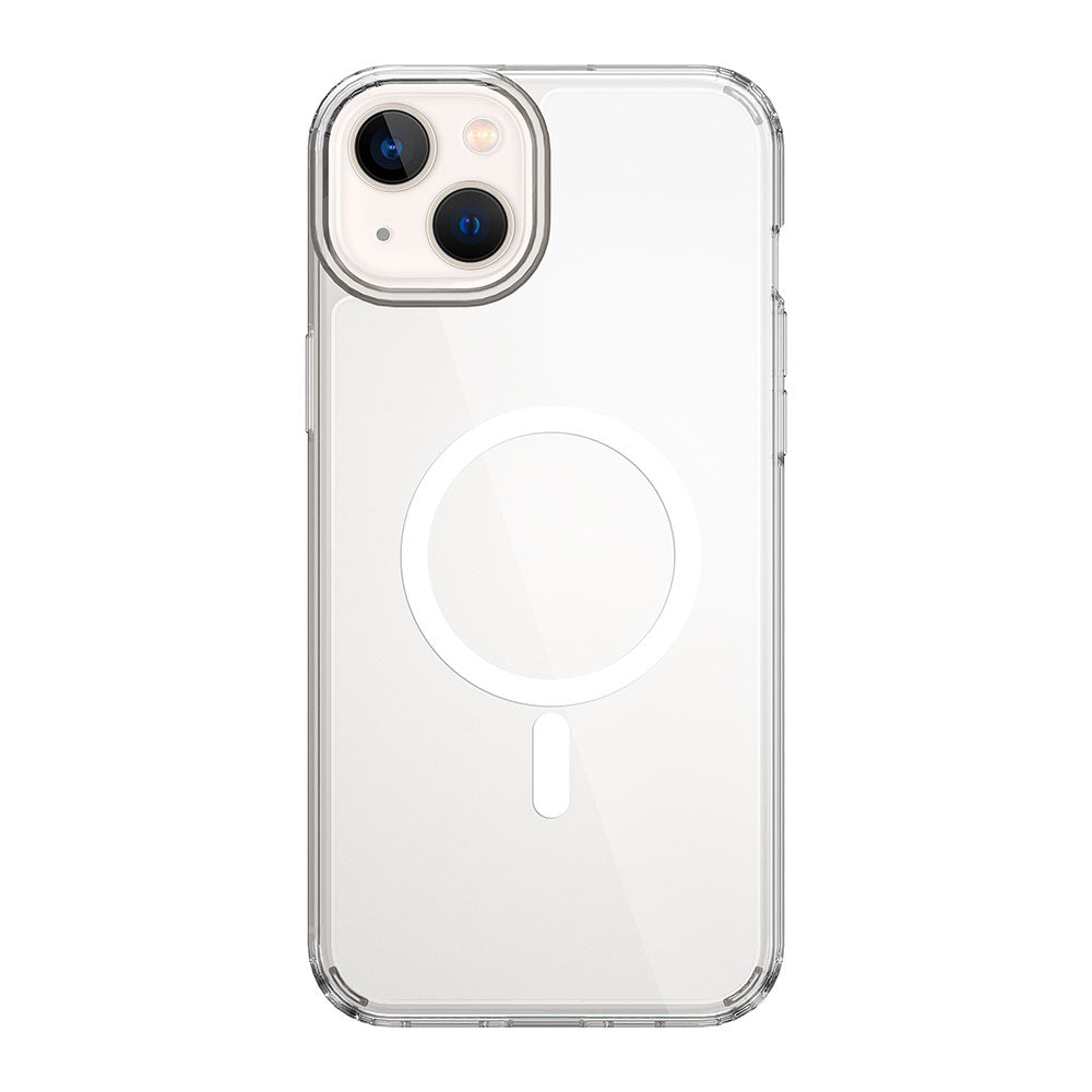 iPhone 15 Plus Kılıf Wiwu MCC-101 Magnetic Crystal Sert PC Kılıf Renksiz