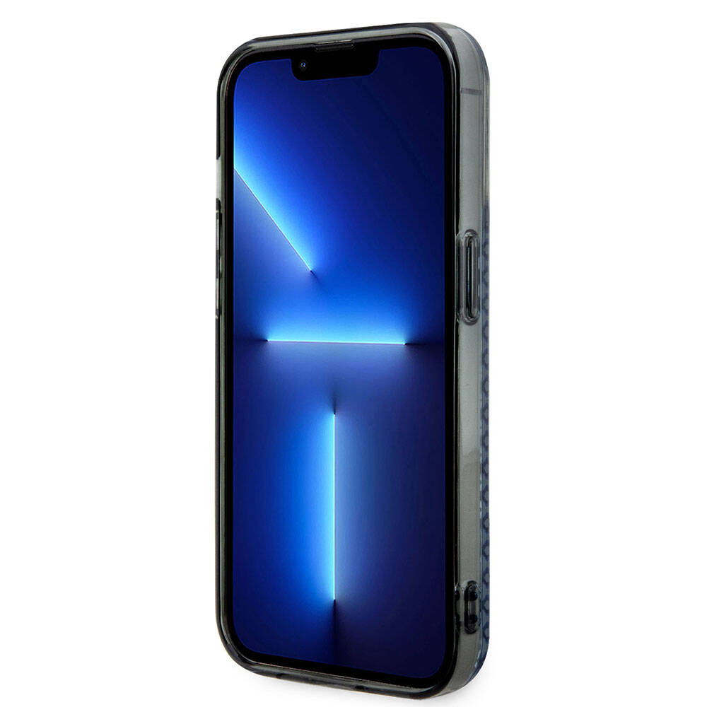 iPhone 15 Pro Kılıf BMW Magsafe Şarj Özellikli Transparan IML Signature Orjinal Lisanslı Kılıf Mavi