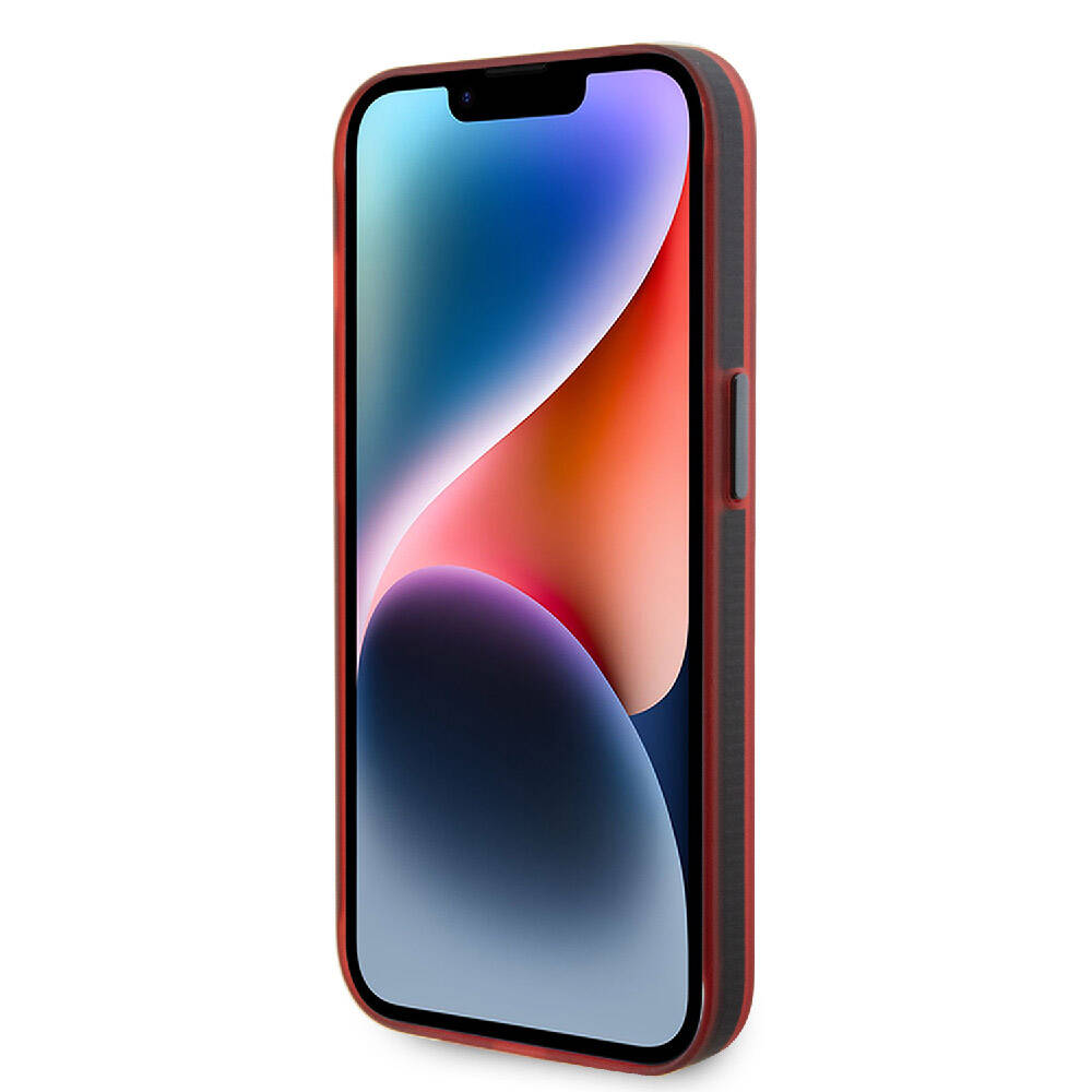 iPhone 15 Pro Kılıf Ferrari Orjinal Lisanslı Magsafe Şarj Özellikli Kontrast Bumper Kılıf Siyah