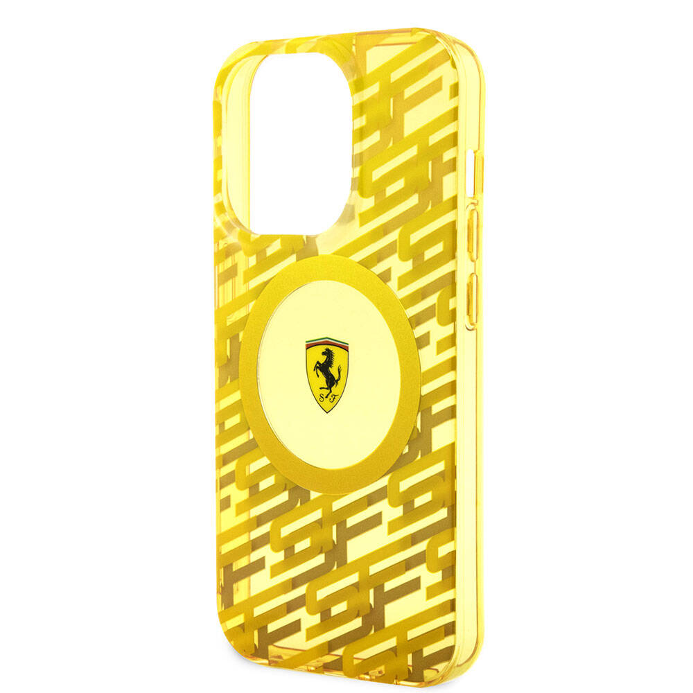 iPhone 15 Pro Kılıf Ferrari Orjinal Lisanslı Magsafe Şarj Özellikli Multi SF Kılıf Siyah
