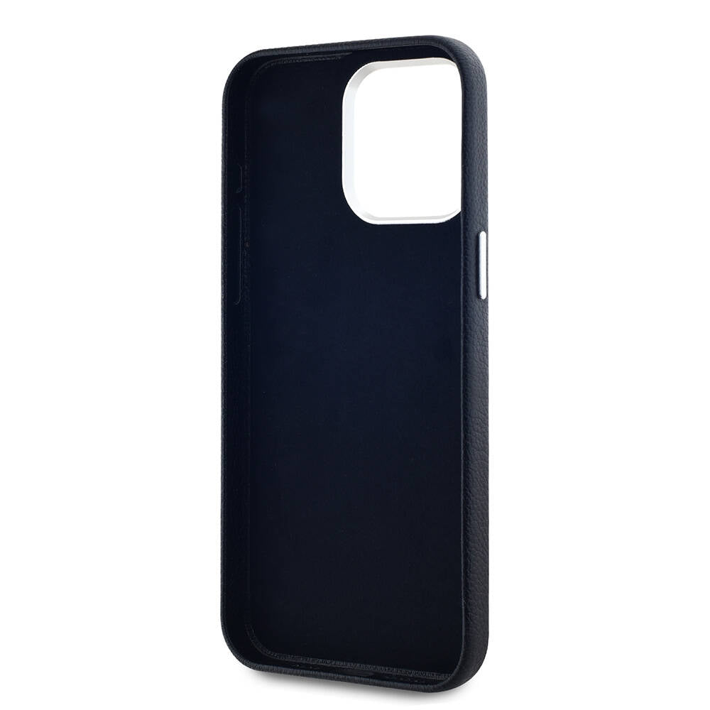 iPhone 15 Pro Kılıf Karl Lagerfeld Orjinal Lisanslı KL Yazılı Hotel Kılıf Gri