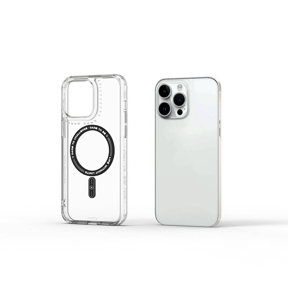 iPhone 15 Pro Kılıf Magsafe Şarj Özellikli Wiwu Basic Color J Serisi Kılıf Gri