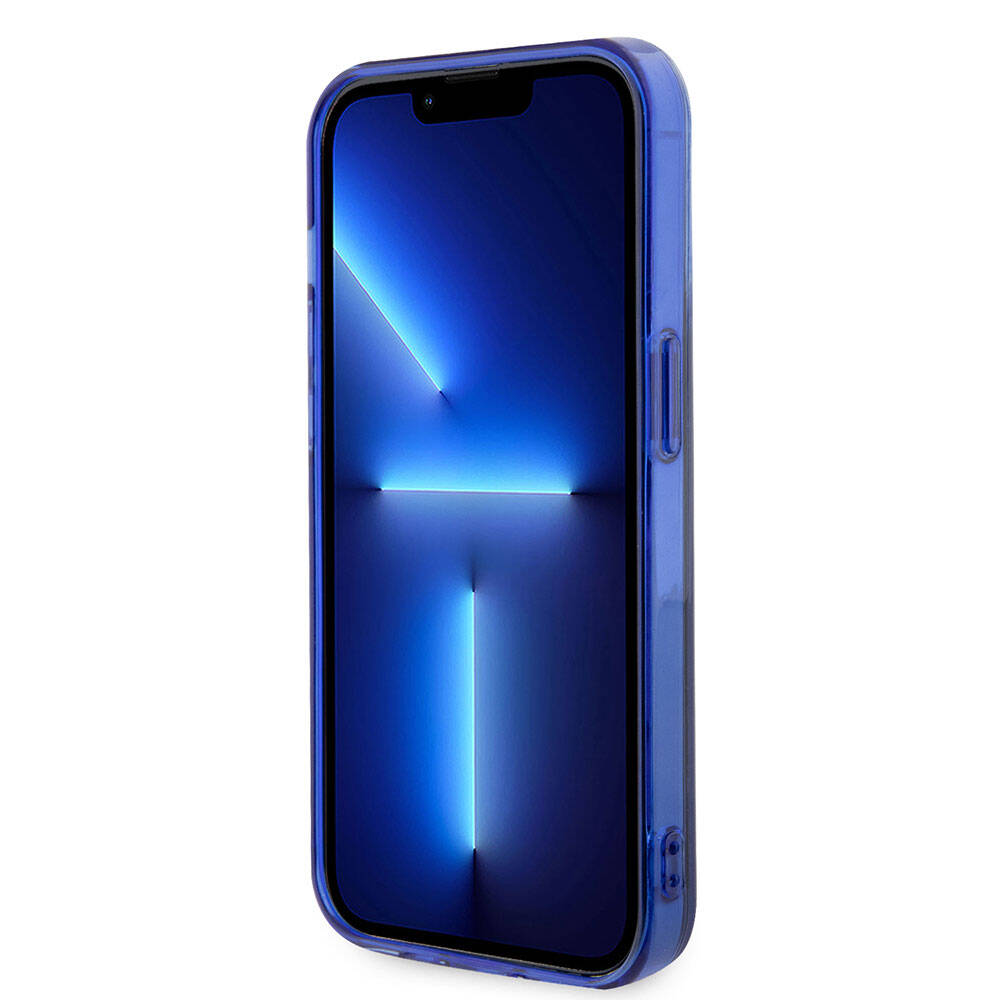 iPhone 15 Pro Kılıf Mercedes Benz Orjinal Lisanslı Magsafe Şarj Özellikli Çift Katmanlı Mavi Yıldız Desenli Kılıf Mavi