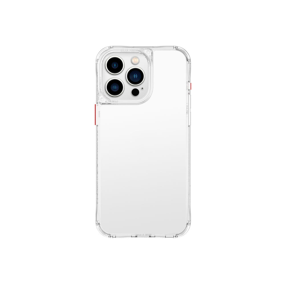 iPhone 15 Pro Kılıf SkinArma Şeffaf Airbag Tasarımlı Saido Kılıf Renksiz