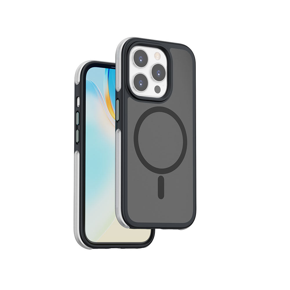 iPhone 15 Pro Kılıf Wiwu ZKK-012 Magsafe Şarj Özellikli Air Cushion Kılıf Yeşil