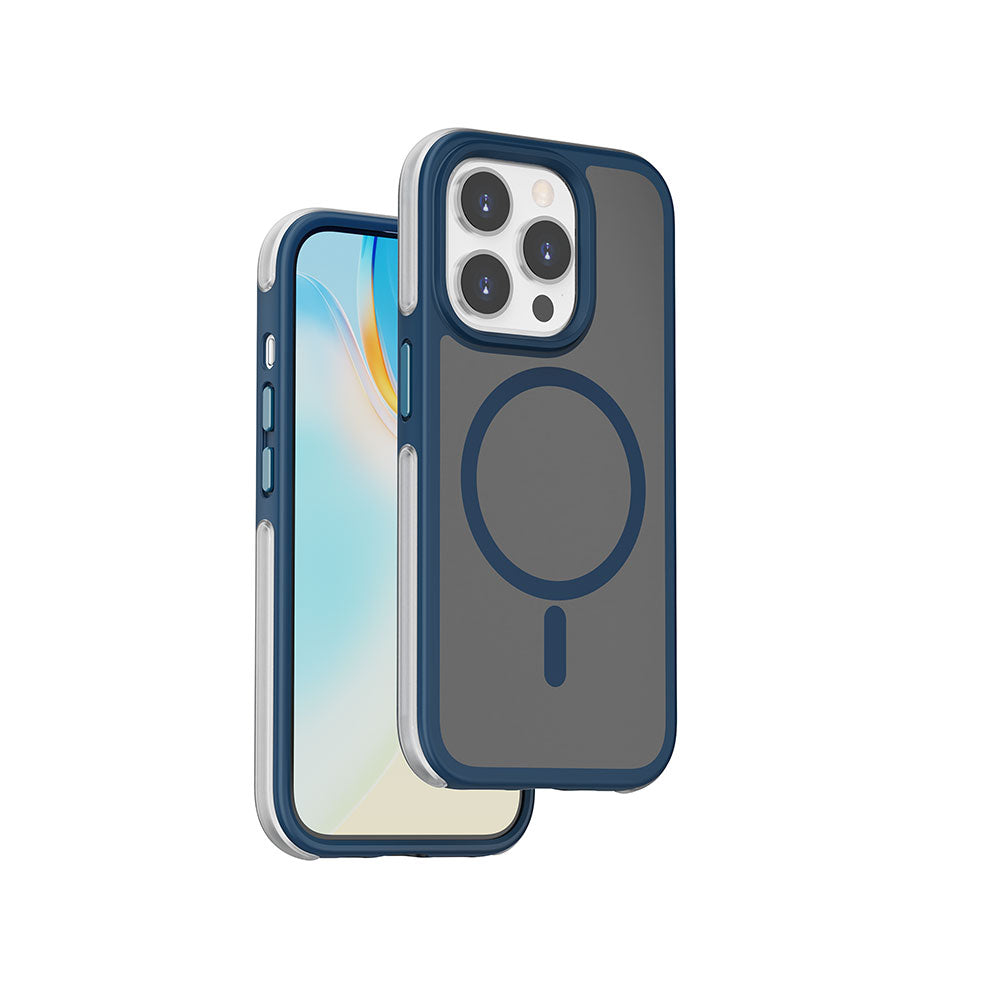 iPhone 15 Pro Kılıf Wiwu ZKK-012 Magsafe Şarj Özellikli Air Cushion Kılıf Yeşil
