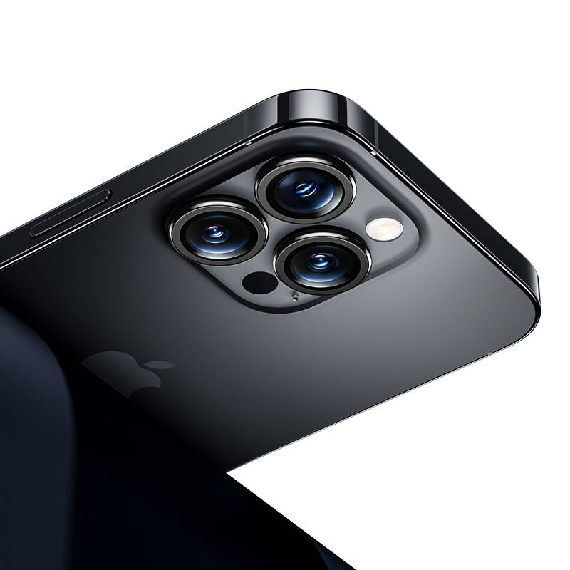 iPhone 15 Pro Max Benks DR Safir Kamera Lens Koruyucu Siyah