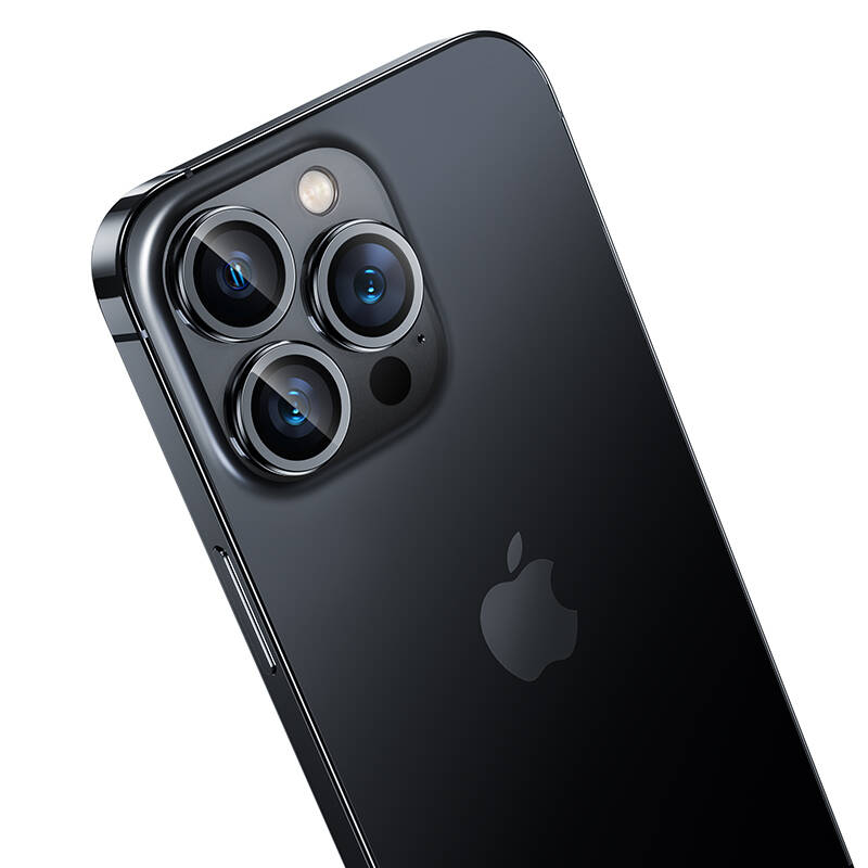 iPhone 15 Pro Max Benks DR Safir Kamera Lens Koruyucu Siyah
