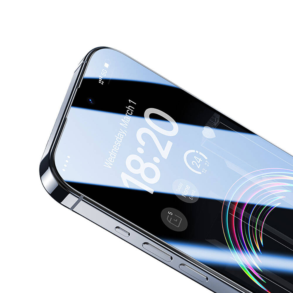 iPhone 15 Pro Max Benks V Pro Ultra Shield 0.3mm Ekran Koruyucu + Kolay Uygulama Aparatlı Siyah