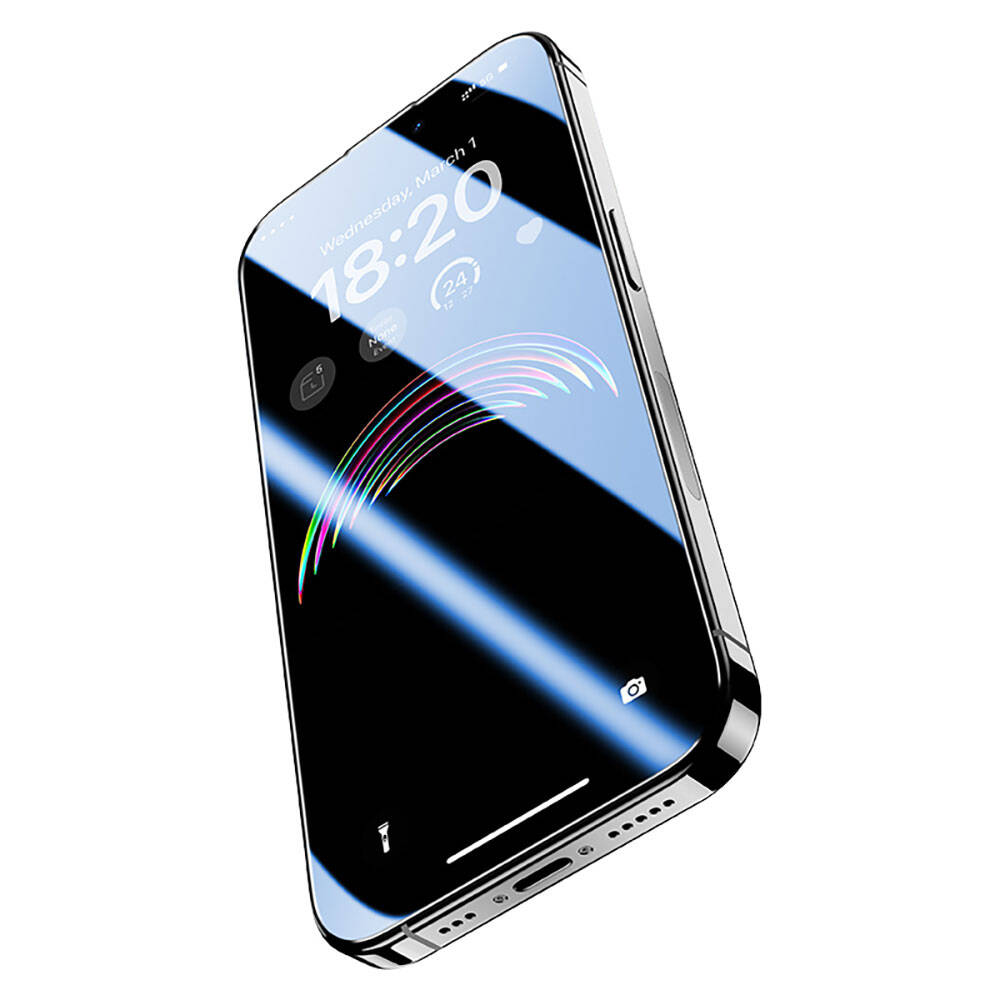 iPhone 15 Pro Max Benks V Pro Ultra Shield 0.3mm Ekran Koruyucu + Kolay Uygulama Aparatlı Siyah